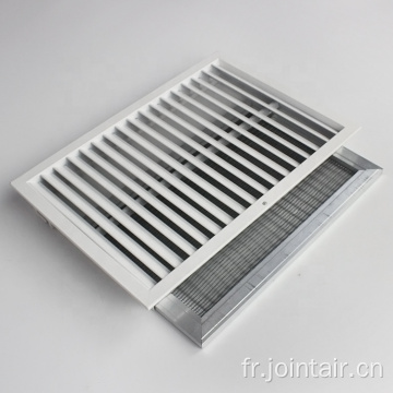 Correction des grilles d&#39;air à air fixe avec filtre